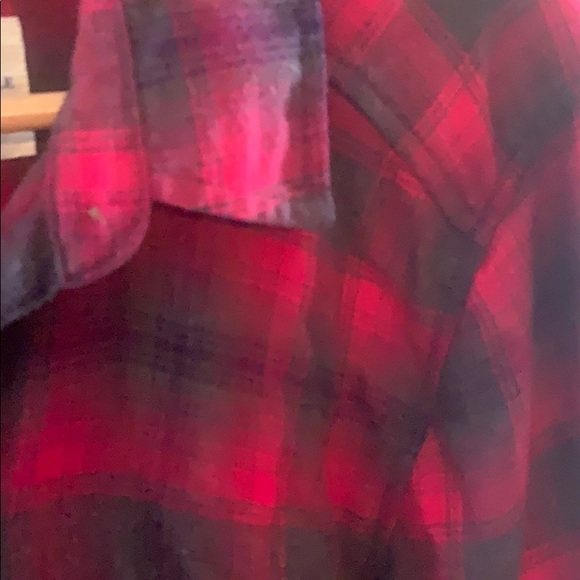 Boyfriend Fit Plaid Shirt - Picture 2 of 4
